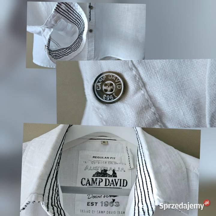 Camp David koszula 100 len rozmiar XL regular