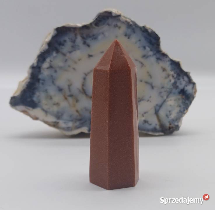 Kolekcjonerski kryształ piasek pustyni obelisk Olsztyn