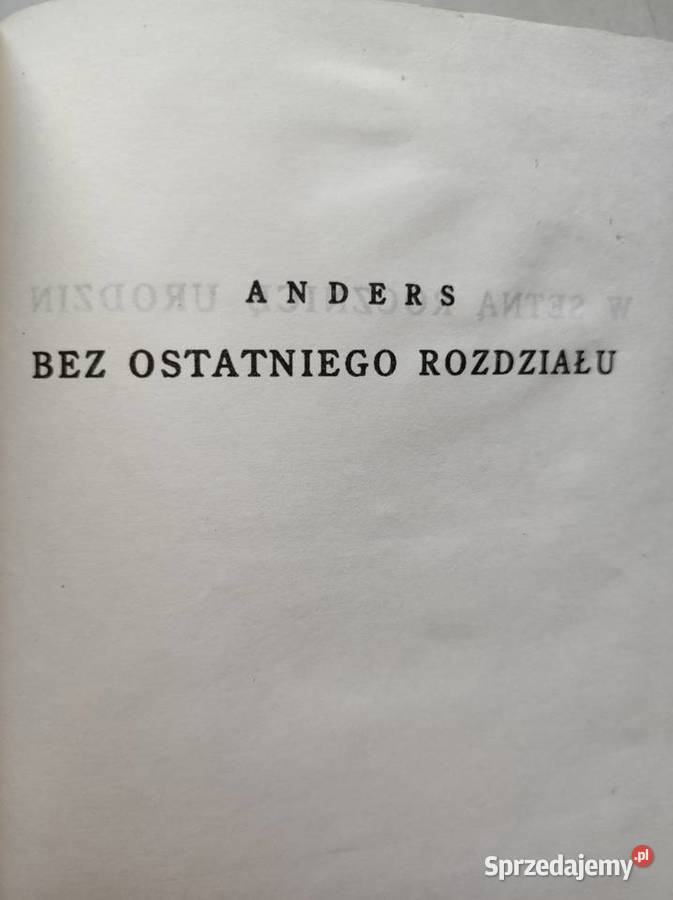 Bez ostatniego rozdziału Wspomnienia z lat Kielce