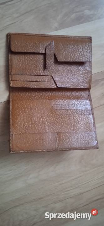 Portfel z PRLu Skórzany Świdnica