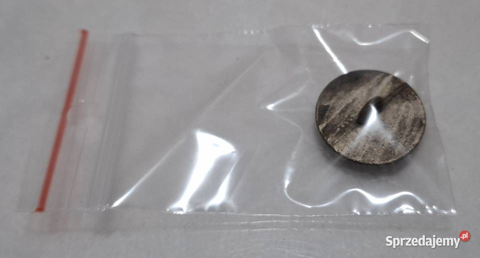 Guzik na stopce Herb liść laurowy korona 20x7mm Pozostałe Czeladź