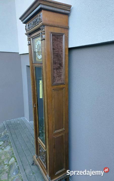 137 Stary zegar podłogowy Urgos kwadransowy Tczew