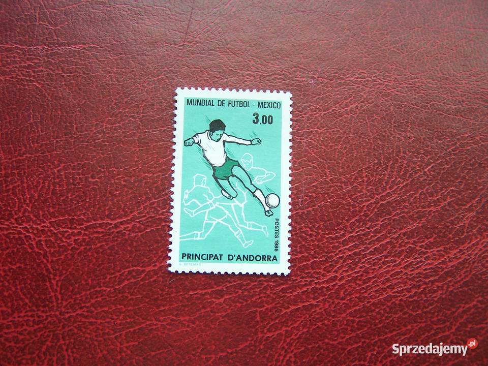 Andora 1986 MNH Mi 371 Sport Piłka nożna MŚ Tychy