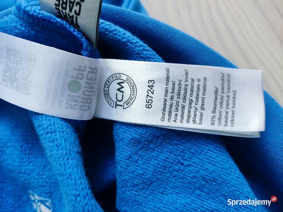 Bluza dresowa niebieska Essentials by Tchibo Głuchołazy