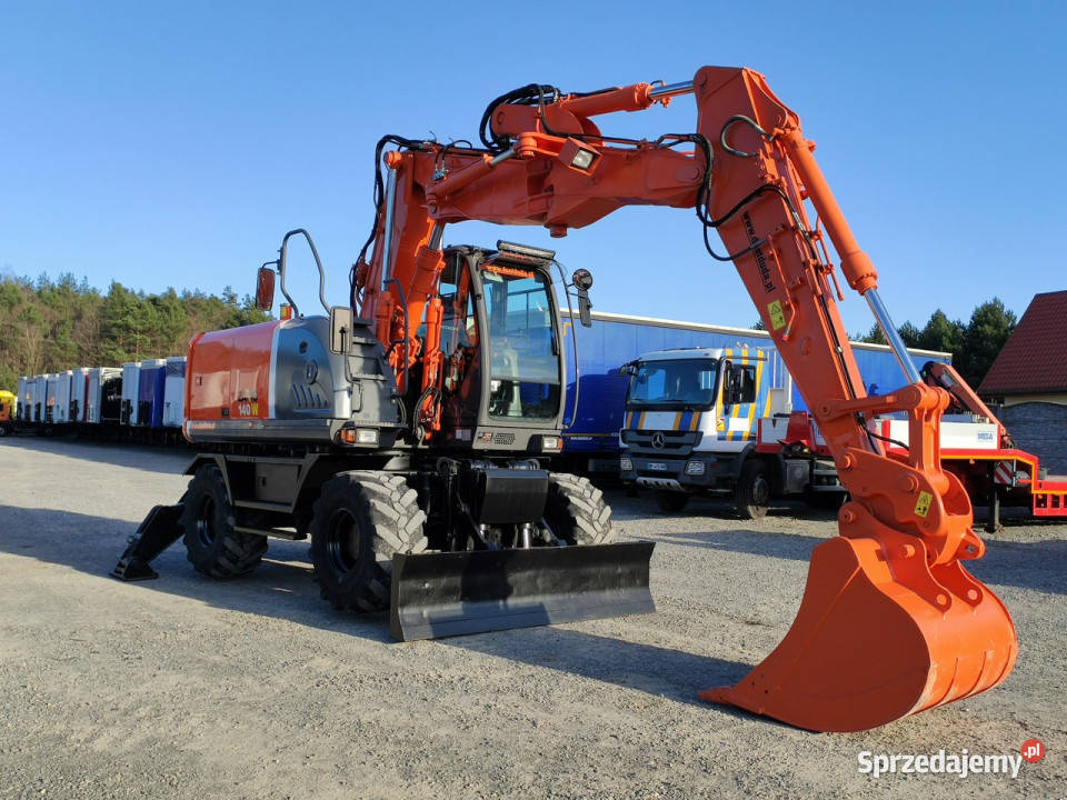 kołowa Hitachi ZX140 Koparka Kołowa Bez Luzów i Widełki