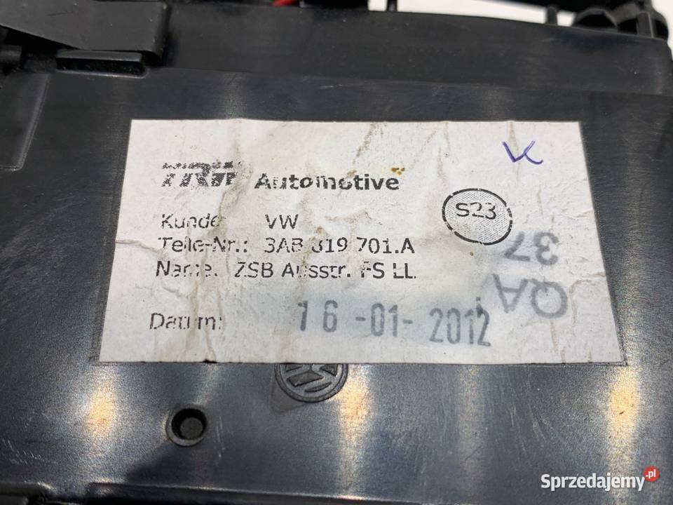 KRATKA NAWIEWU LEWY PRZÓD VW CC B7 3AB319701A sprzedam