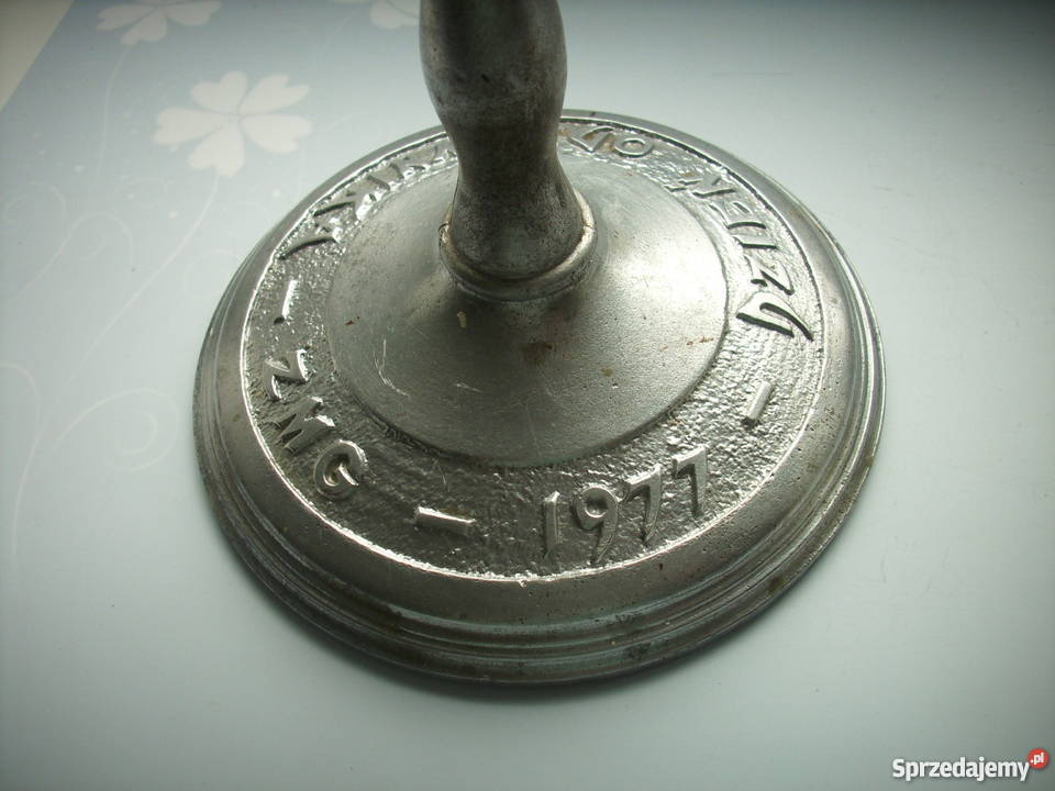 Ursuspamiątkowy świecznik z PRLuOryginał z 1977 Lipiany sprzedam