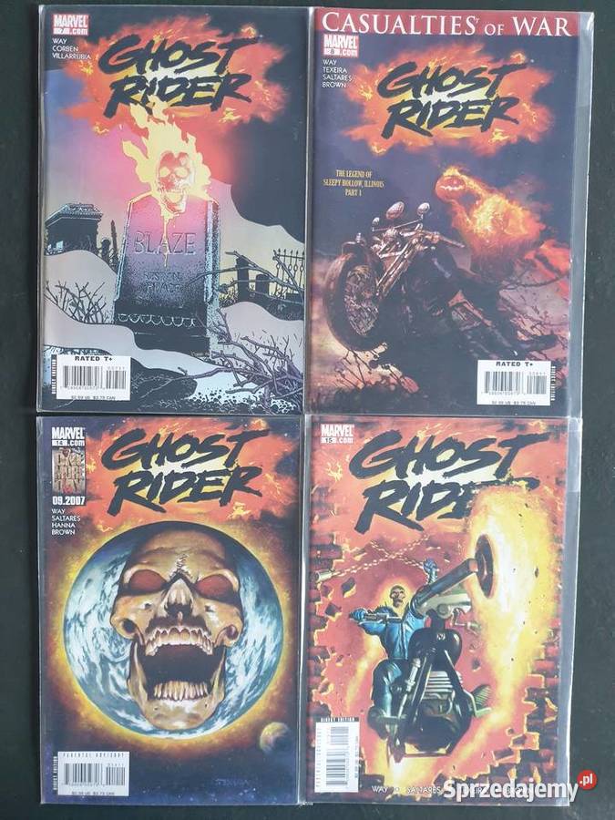 Ghost Rider kolekcja 20 oryginalnych komiksów pomorskie Gdynia