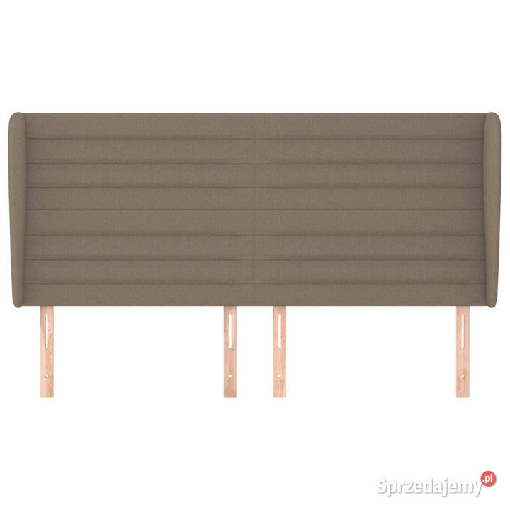 Zagłówek uszak taupe 163x23x118128 tkanina Warszawa