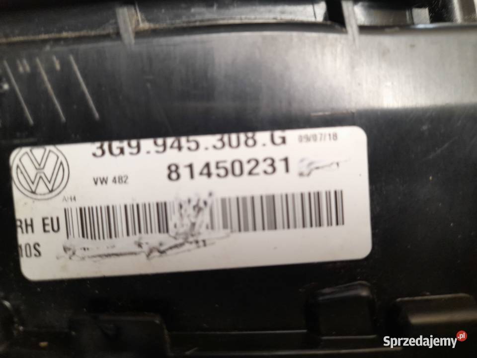 VW PASSAT B8 R LINE LAMPA TYŁ TYLNA PRAWA Goleniów