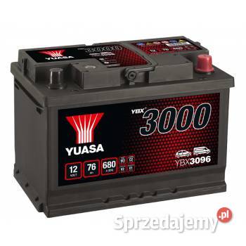 Akumulator Yuasa Standard 12V 76Ah 680A Prawy Ostrowiec Świętokrzyski