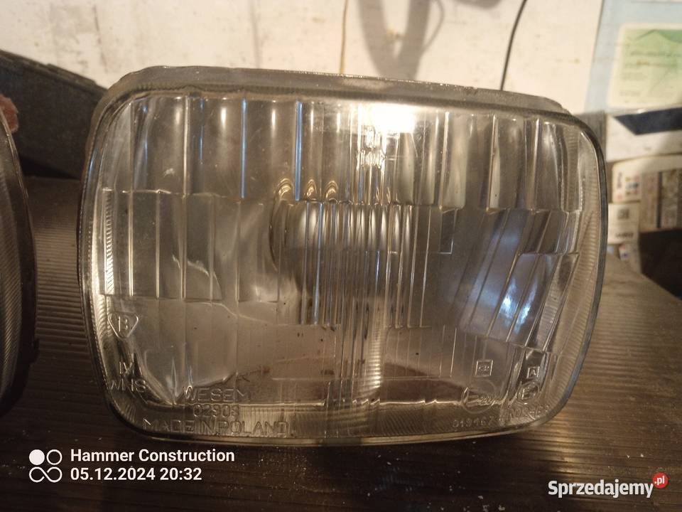 126p lampy przednie osłona tunelu półka osobowe Łódź