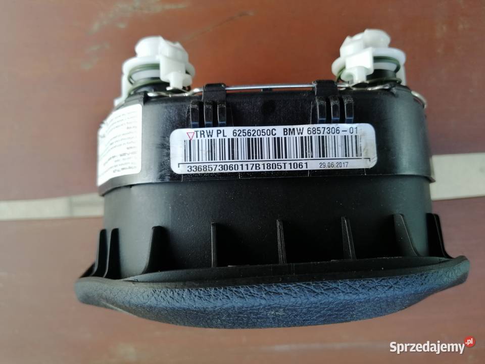 Poduszka powietrzna kierowcy BMW OE 6857306 Rok produkcji 2017 Wyposażenie wnętrza Poddębice