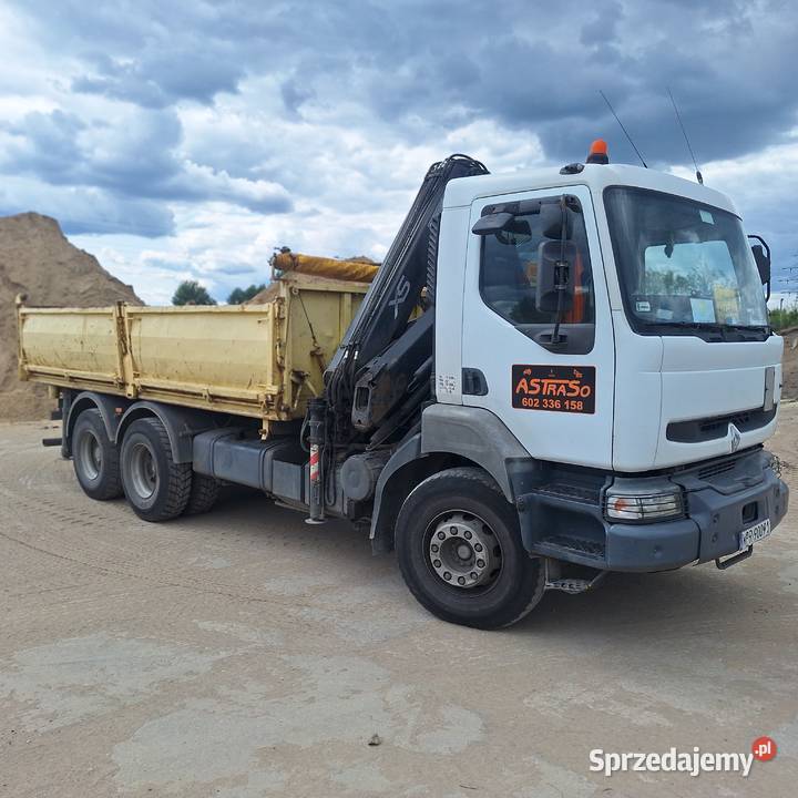 Wywrotka z HDS Renault Kerax 6x4 sprowadzony sprzedam