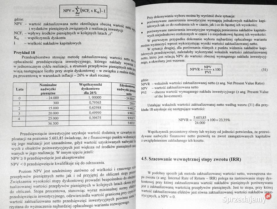 Zarządzanie finansami przedsiębiorstw Krystyna