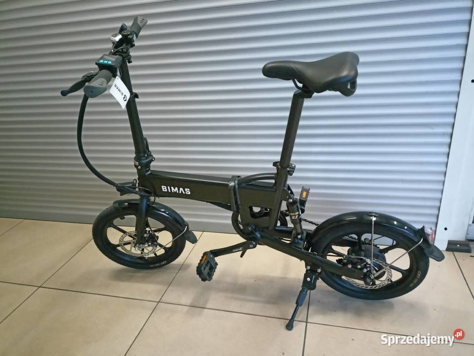 Rower elektryczny BIMAS składany NOWY Rowery Kolno