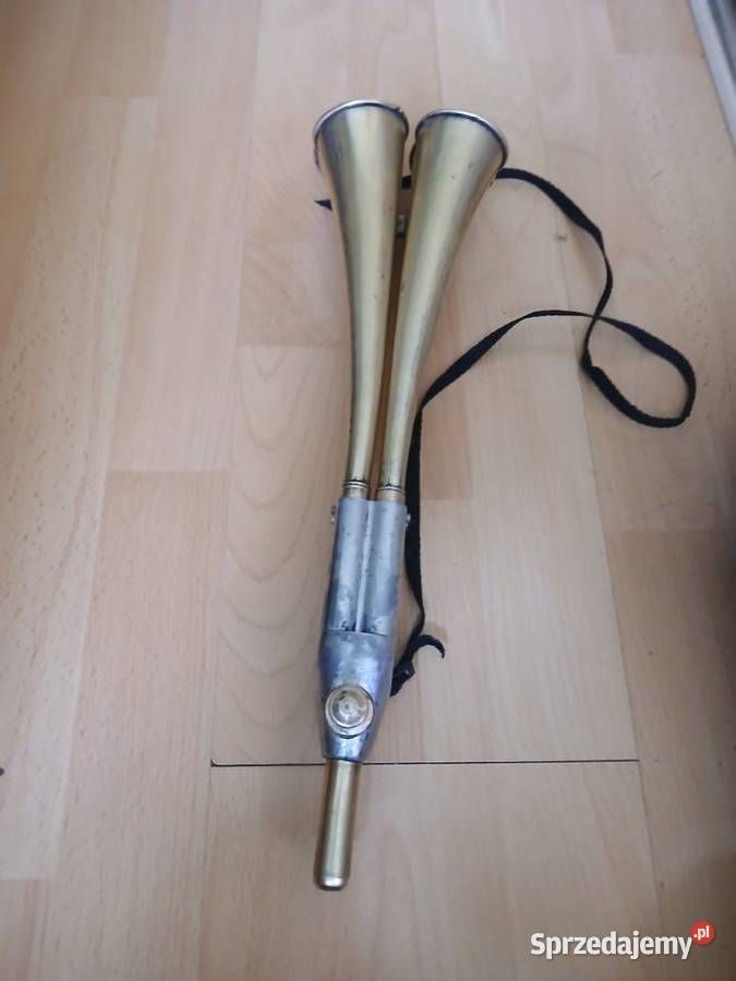 Stara trąbka sygnalowa Instrumenty dęte Kraków