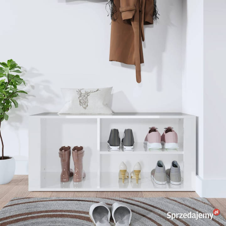 Szafka na buty wysoki połysk biała 100x35x45 Warszawa sprzedam
