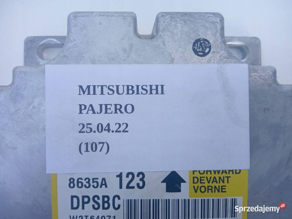 MODUŁ PODUSZEK AIRBAG MITSUBISHI PAJERO SPORT II Nowy Tomyśl sprzedam