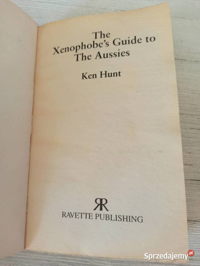 Xenophobes guide to the Aussies Ken Hunt Bielsko-Biała sprzedam