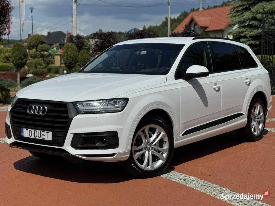 Audi Q7 30 TDI Bogato Wyposażona Polski Salon ogranicznik prędkości Widełki