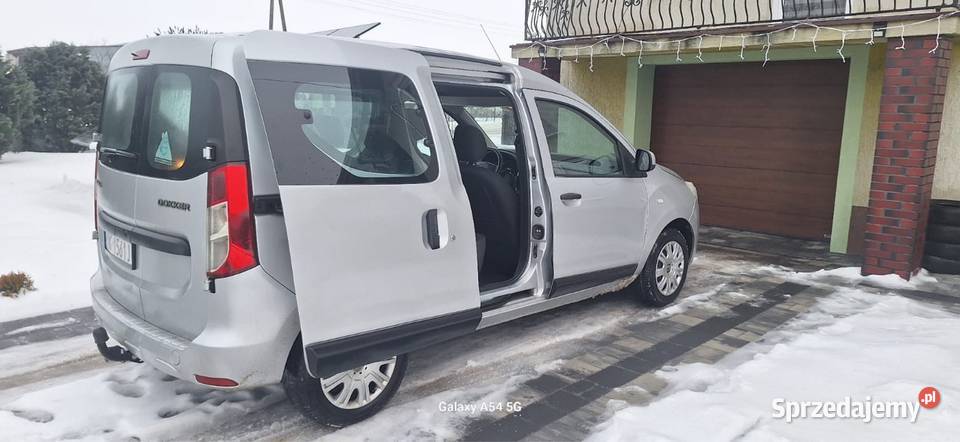 Dacia Doker 12benz 5os Klima Hak 2014r podlaskie Rutki-Kossaki sprzedam