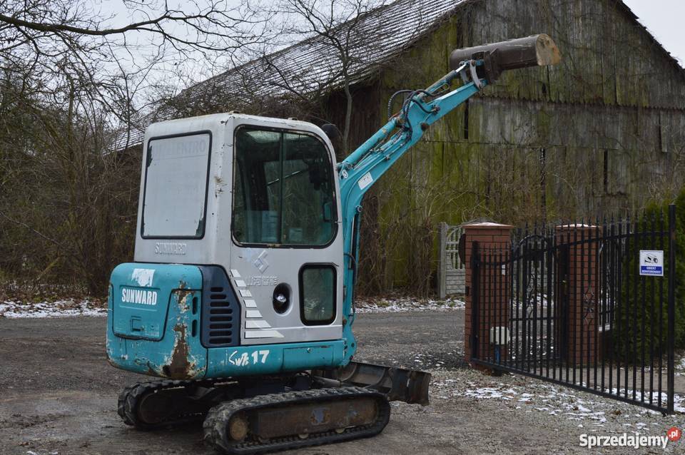 Minikoparka mini koparka SUNWARD SWE 17S BRUTTO Złoczew