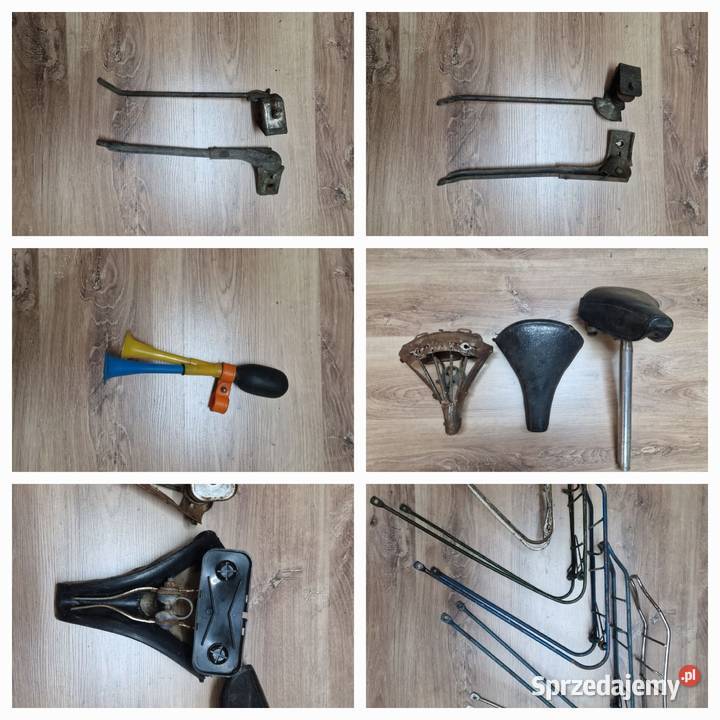 Części z rowerów ROMET I ZZR z okresu PRLu Brzeszcze