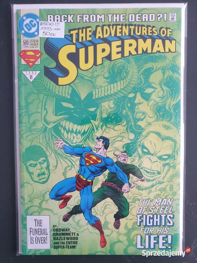Adventures Of Superman 500 oryginalny komiks DC Gdynia