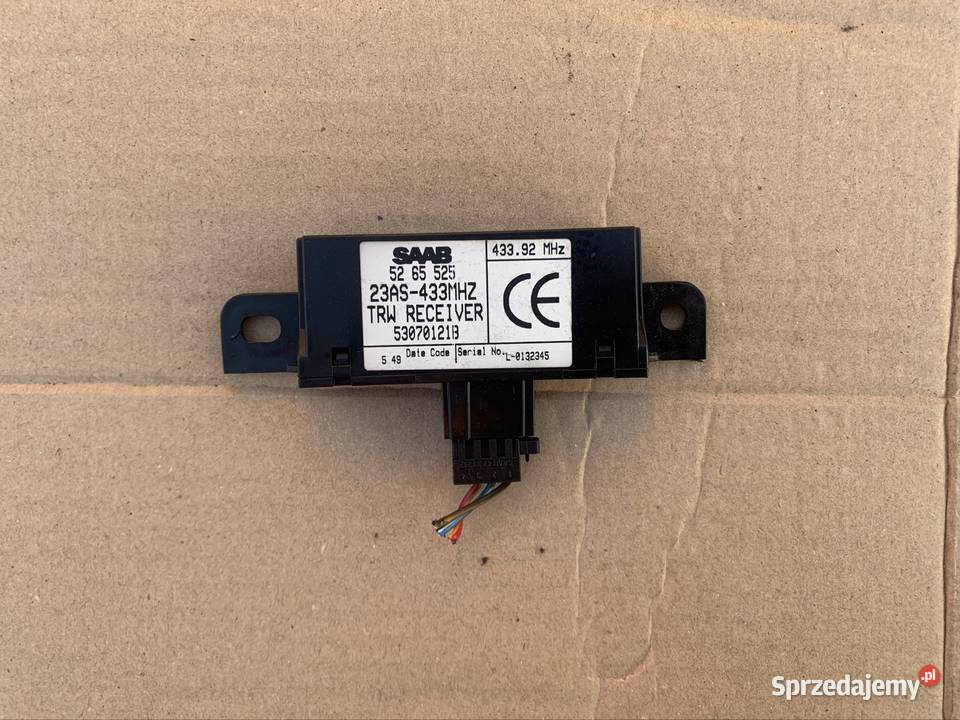 5265525 moduł sterownik pilota Saab 95 95 Czujniki