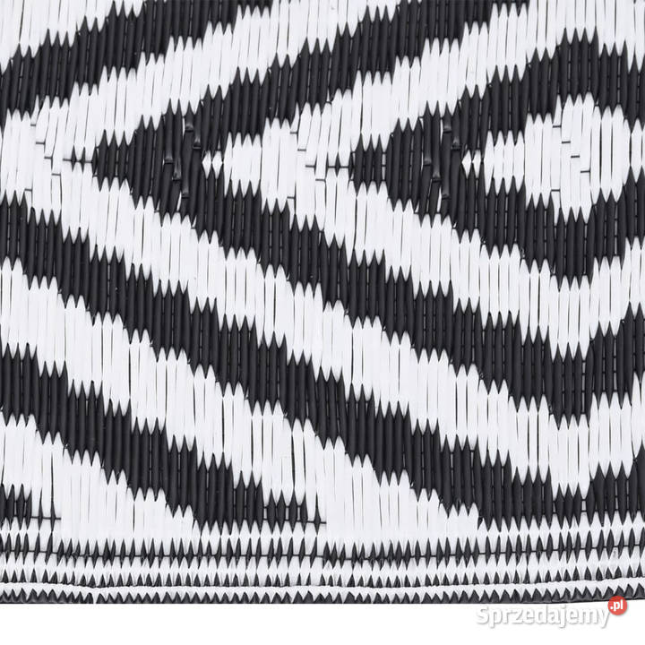 Dywan zewnętrzny czarny 80 x 250 PP WM317015 Warszawa