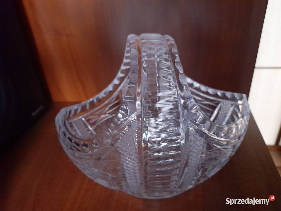 Kryształowy koszyczek z lat 7080 PRL