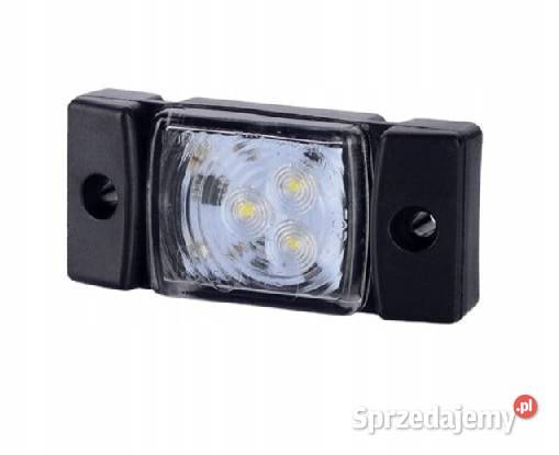 Lampa obrysowa biała mała uniwersalna Godzianów