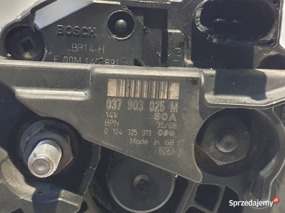 ALTERNATOR VW Polo IV Skoda Fabia I 12 6V Chełm sprzedam