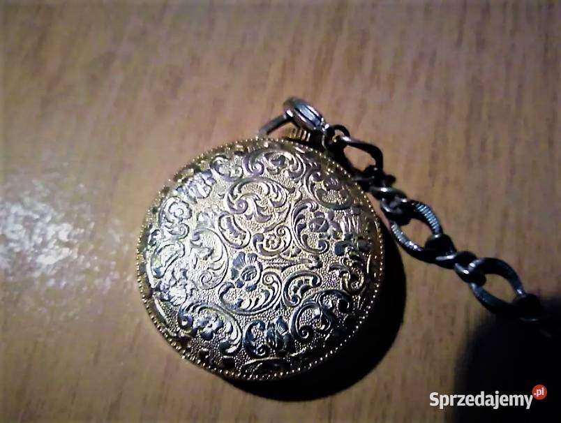 Zegarek kieszonkowy pozłacany 14k Lucerne made Poraj