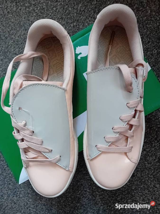 Nowe damskie byty Puma Basket Heart Patent Obuwie sportowe pomorskie Malbork