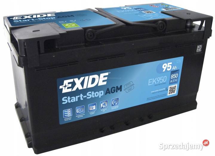 Akumulator EXIDE AGM 95Ah850A START STOP EK950 Legionowo