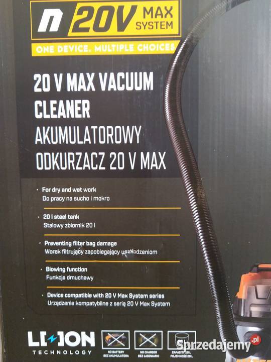 NAJTANIEJ Odkurzacz Akumulatorowy 20L śląskie Zabrze