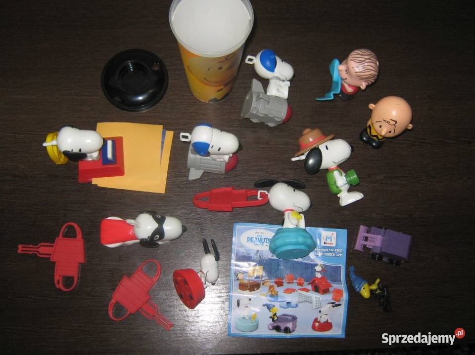 Pieski Snoopy Fistaszki 11 sztuk Baranowo