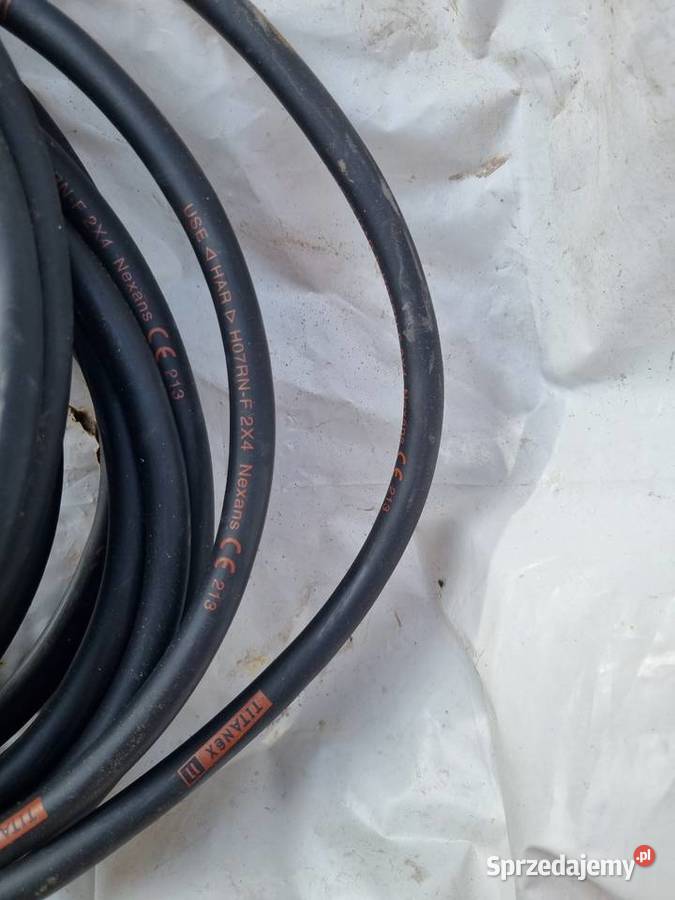 Nowy Kabel Przewód Gumowy 2x4mm Titanex 11 Made małopolskie