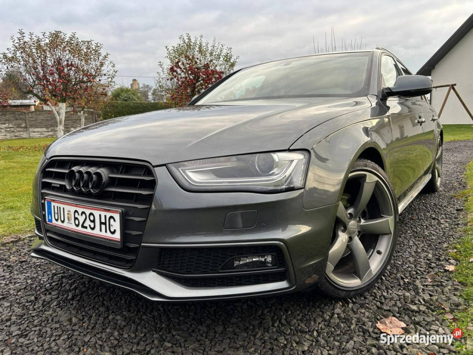 Audi A4 Quattro 190 3x SLine 2015 Alcantara B8 garażowany Nysa