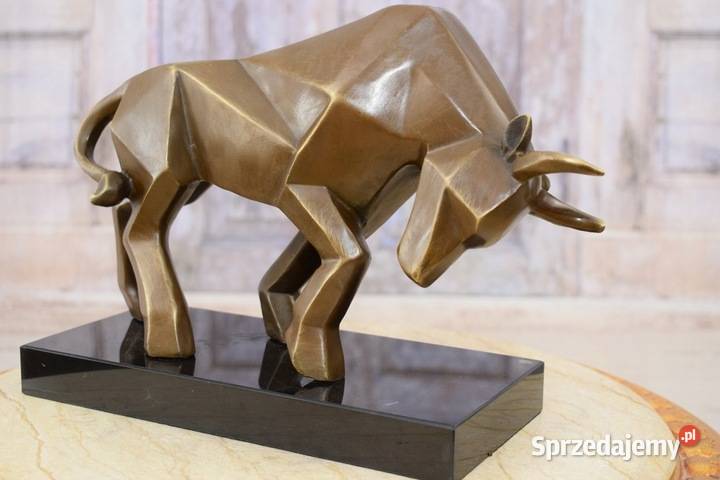 Byk Geometryczny Byk z Wall Street Nowoczesny Kraków