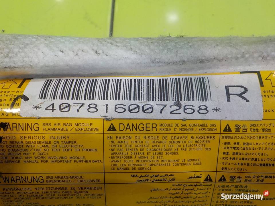 OUTLANDER II 20 DID 08r 5D AIRBAG poduszka