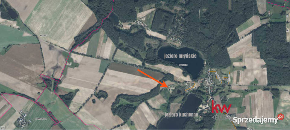 sprzedaży gruntu 980m2 Prusim wielkopolskie