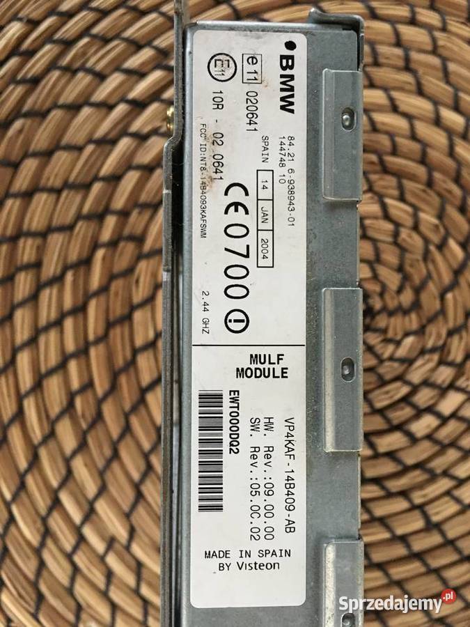 MODUŁ BLUETOOTH MULF BMW E60 E61 E63 E90 E91 E53 Łuków