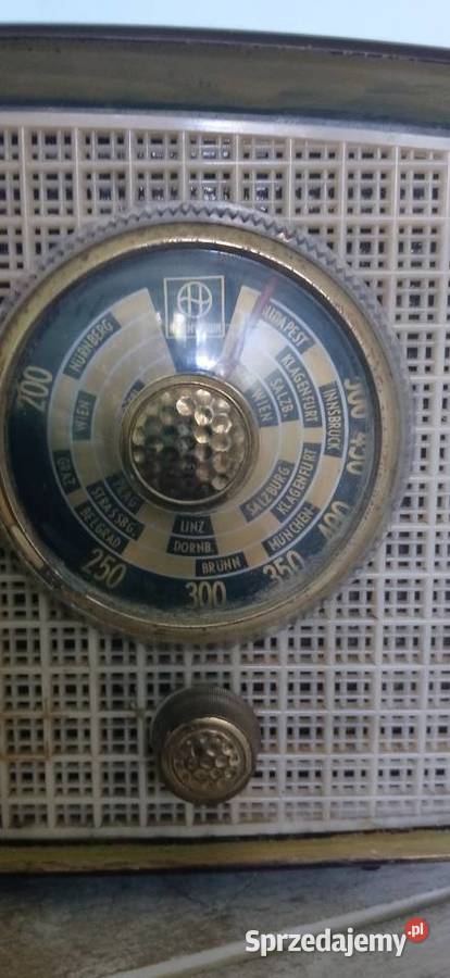 Radio lampowe firmy Hornnyphon Amplitunery Kraków