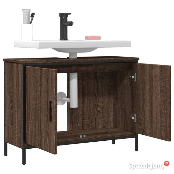 Szafka pod umywalkę brązowy dąb 80x30x60 Warszawa