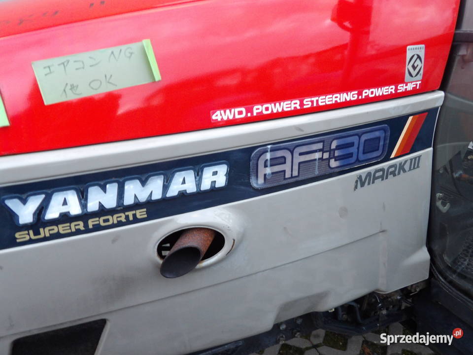 Yanmar AF 30 ZAREJESTROWANY Klima Wspomaganie Yanmar wielkopolskie Włoszakowice sprzedam