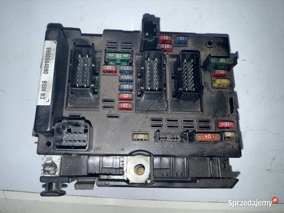 STEROWNIK SKRZYNKA BSM CITROEN PEUGEOT Sterowniki Ostrów Wielkopolski