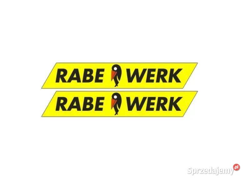 Naklejka wlepka RABEWERK 2x 45 Zamiennik mazowieckie Janików
